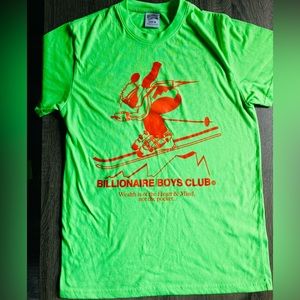 BBC 100% polyester green tee